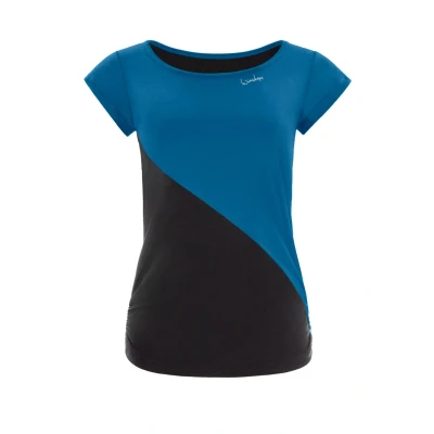 Abbildung von Winshape Functional SOFT AND Light TANK Tshirt print, Damen, Größe: Medium, Teal green black