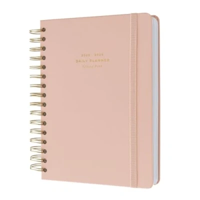 Abbildung von Kokonote Schülerkalender 2025/2026 Kalender 2026 Buchkalender A5 Glossy Pink Studienplaner Schulplaner Tagesplaner Terminplaner 2025 Ringbuch Schulanfang Geschenke Schulsachen Aesthetic