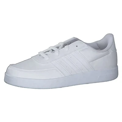Abbildung von adidas Breaknet Lifestyle Court Lace Shoes Tennisschuhe, Cloud White/Cloud White/Grey one, 33 EU