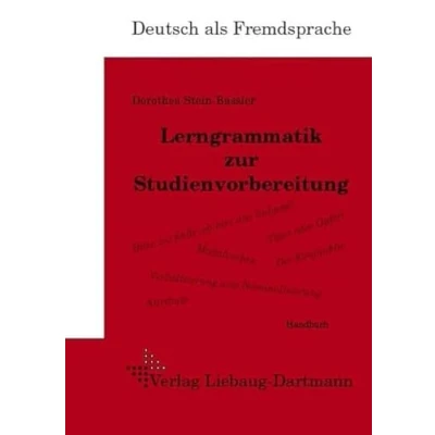Abbildung von Lerngrammatik zur Studienvorbereitung: Handbuch: Handbuch Deutsch als Fremdsprache