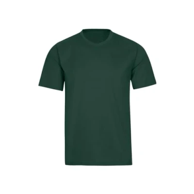 Abbildung von Trigema Herren T Shirt aus Baumwolle 637202, Tanne, M