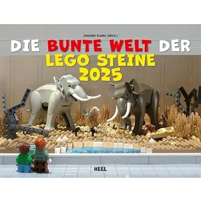 Abbildung von die bunte Welt Der LEGO® Steine Kalender 2025 Wandkalender: Spektakuläre Szenen aus Steinen. perfekte Eintragkalender für ganze Familie