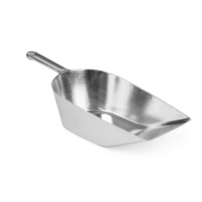 Abbildung von HENDI Aluminiumschaufel, Abwiege /Abfüll /Futter /Sackschaufel, 2,0L, 390mm, Aluminium