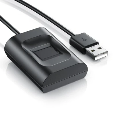 Abbildung von CSL USB Fingerabdrucksensor Fingerprint Key bis zu 10 IDs Windows 8 11 unterstützt Plug &amp; Play Rundumerkennung