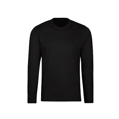 Abbildung von Trigema Damen 536501 Langarmshirt, Schwarz (Schwarz 008), XS