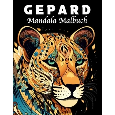Abbildung von Gepard Malbuch: 40 Einzigartige Mandala Malbuch für Stressmanagement und Entspannung