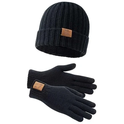 Abbildung von Lonsdale Unisex UND SET Deazley Fingerhandschuh, Größe: L/XL, Black