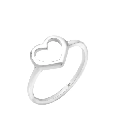 Abbildung von Elli Fingerring »Ring Herz Trendsymbol 925 Silber«