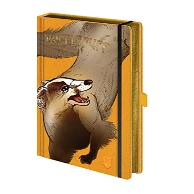 Abbildung von Toys &amp; Gamers Harry Potter Aufwendiges HUFFLEPUFF A5 Notebook Offizielles Lizenzprodukt