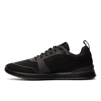 Abbildung von Clarks Herren Lt Lace Sneaker, Black Knit, 46 EU