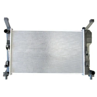 Abbildung von NRF 53106 Kühler, Motorkühlung Aluminium 600 368 26 mit Dichtring Kühlrippen gelötet