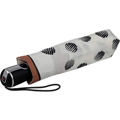 Abbildung von Knirps Regenschirm Damen Taschenschirm Large Duomatic UV Schutz Comet Creme