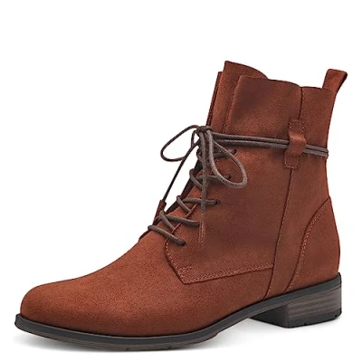 Abbildung von Marco Tozzi Schnürstiefelette, Damen, Größe: 40, Cognac Schuhe
