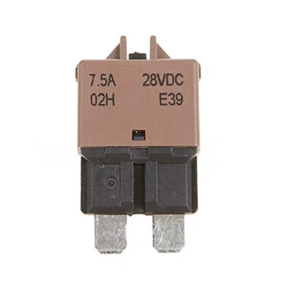 Abbildung von Mintice 12V/24V 7.5A Kfz Audio Inline Leistungsschalter Sicherungshalter Schutz Stereo Sicherung Lama zurücksetzen Reset Manuale