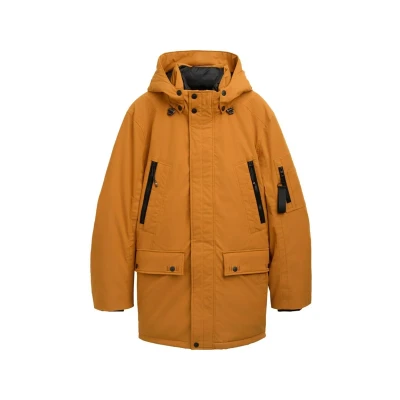 Abbildung von TOM TAILOR Herren Artic Parka mit abnahmbarer Kapuze, 10821 Peanut Butter Brown, XXL