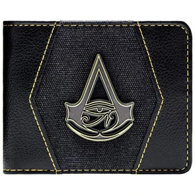 Abbildung von Assassins Creed Origins Goldwappen Schwarz Portemonnaie Geldbörse