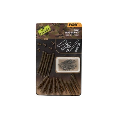Abbildung von Fox Edges Camo Slik Lead Clip Kit Größe 10 5 Stück Karpfen Vorfachmaterial