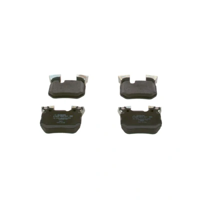 Abbildung von BOSCH 0 986 494 421 Bremsbelagsatz Low Metallic mit Anti Quietsch Blech BMW: 3 Touring, Saloon, Coupe