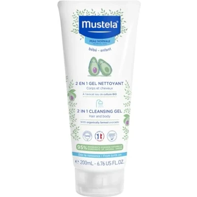 Abbildung von Mustela 2in1 Reinigungsgel für normale Haut, 200 ml
