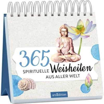 Abbildung von 365 spirituelle Weisheiten aus aller Welt: Inspirierende Botschaften im dekorativen Spiralaufsteller