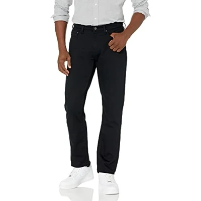 Abbildung von Amazon Essentials Herren Stretchjeans, athletische Passform, Schwarz, 28W / 32L