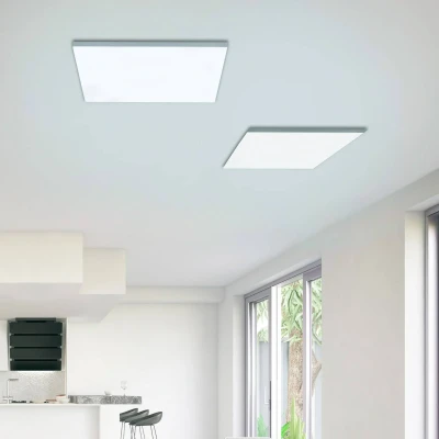 Abbildung von JUST LIGHT LED Deckenleuchte »CANVAS«, 1 flammig, Leuchtmittel Board wechselbar, dimmbar über IR Fernbed.; CCT Farbtemperaturwechsel; Memoryfunktion