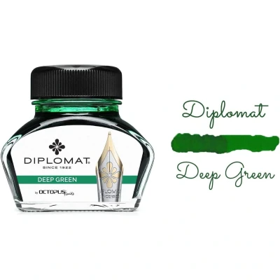 Abbildung von Diplomat Tintenflasche 30 ML Deep Green