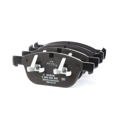 Abbildung von BOSCH 0 986 494 305 Bremsbelagsatz Low Metallic mit Kolbenclip, Anti Quietsch Blech VOLVO: XC60 I