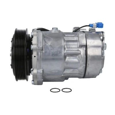 Abbildung von THERMOTEC KTT090406 Kompressor SD7V16 12 PAG 46 R 134a VOLKSWAGEN: Transporter 4 Bus,