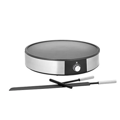 Abbildung von WMF Lono Crepes Maker Creperie mit Wender und Teigverteiler, 1600 W, Ø 33 cm, Crêpes Maker, Pfannkuchen antihaftbeschichtet