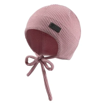 Abbildung von Sterntaler Beanie Waffelpique mit Bindeband für Mädchen Baby UV Schutz 30 Spielspaß an heißen Tagen Leichte Mütze Babys mattrosa, 33