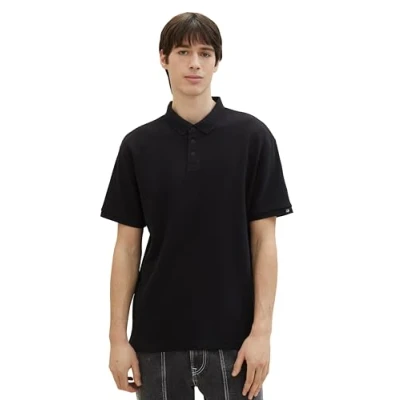 Abbildung von TOM Tailor Denim Poloshirt, Herren, Größe: XL, Black