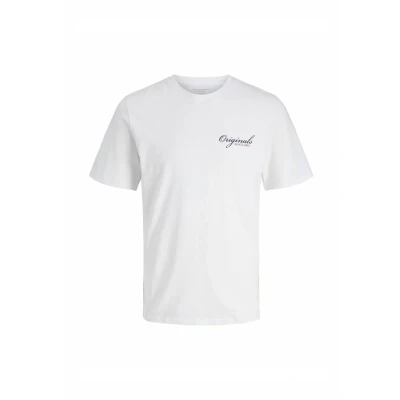 Abbildung von JACK&amp;JONES Herren JORARUBA Convo Pocket Tee SS Crew Neck T Shirt, Bright White, S