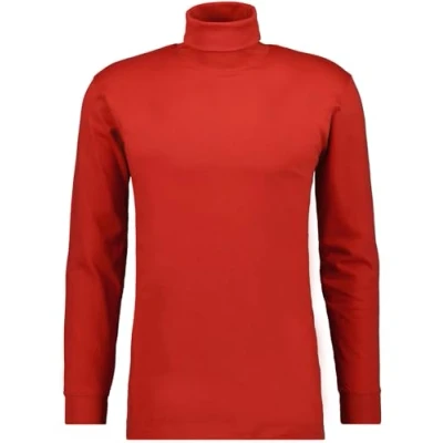 Abbildung von RAGMAN Herren Basic Rollkragenshirt Langarm S, Weinrot 615