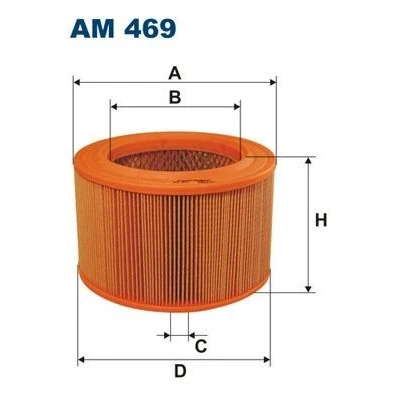 Abbildung von FILTRON AM 469 Luftfilter 113 178 Filtereinsatz SUZUKI: SJ 413, Samurai Off Road, Road Convertible