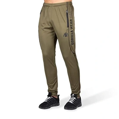 Abbildung von Gorilla Wear Branson Pants Bodybuilding und Fitness Bekleidung für Herren, grün, XL