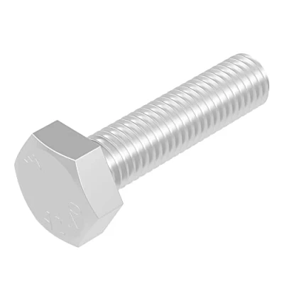 Abbildung von SECCARO Sechskantschraube M6 x 25 mm, Edelstahl V2A VA A2, DIN 933 / ISO 4017, Außensechskant, 20 Stück