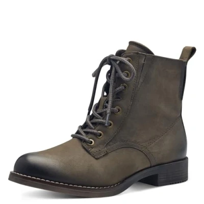 Abbildung von Tamaris Comfort Snowboot/Winterstiefel, Damen, Größe: 43, Olive nubuc Schuhe