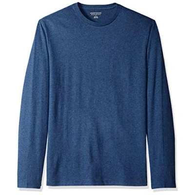 Abbildung von Amazon Essentials Herren Langärmeliges T Shirt, Schmale Passform, Blau Heide, XXL