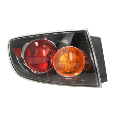 Abbildung von ABAKUS 216 1965L UQ Rückleuchte links äusserer Teil W21W, W21/5W Rot ohne Plastiksockel Lampenträger, Glühlampe MAZDA: 3 Saloon