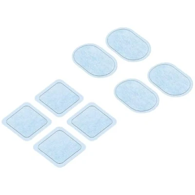 Abbildung von Beurer EM 22 Gel Pads inkl. Batterien, Nachkaufset mit 8 selbsthaftenden und 3 Batterien (3V Batterie CR2032) zur Verwendung Muscle Booster