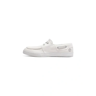 Abbildung von Timberland Bootsschuh, Herren, Größe: 47.5, White canvas Schuhe