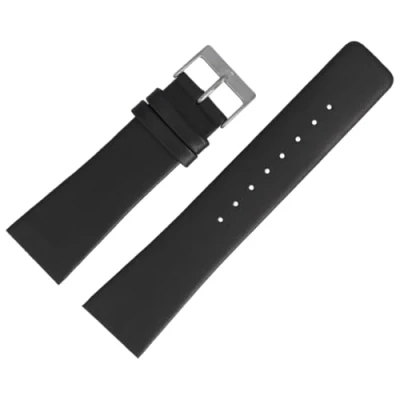 Abbildung von Skagen Uhrenarmband 24mm Leder Schwarz 697XLMLMB