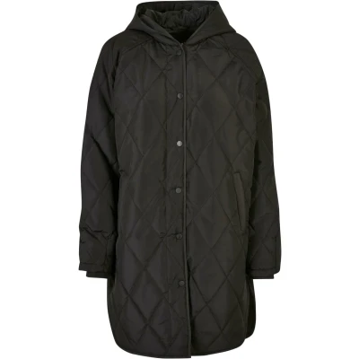 Abbildung von Urban Classics Diamond Wintermantel, Damen, Größe: XS, Black