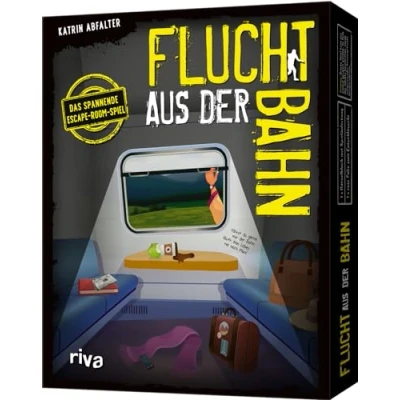 Abbildung von Flucht aus der Bahn: Das spannende Escape Room Spiel. Geschenk für Pendler, Reisende, Fans von Room, Rätsel, Bahnsinn. Zum Geburtstag, Weihnachten, Spieleabend. Ab 12 J.