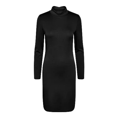 Abbildung von Pieces Pcnaya Tneck Etuikleid, Damen, Größe: XS, Black
