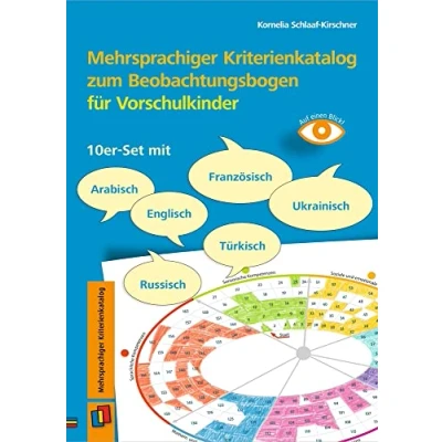 Abbildung von Mehrsprachiger Kriterienkatalog zum Beobachtungsbogen für Vorschulkinder: 10er Set mit Arabisch, Englisch, Französisch, Russisch, Türkisch, Ukrainisch (Auf einen Blick)