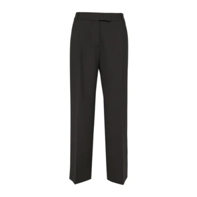 Abbildung von s.Oliver Black Label Elegante MIT Extra WIDE LEG Stoffhose, Damen, Größe: 42x32, Schwarz