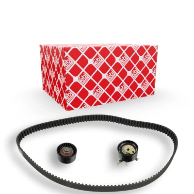 Abbildung von FEBI BILSTEIN 24803 Zahnriemensatz 129 mit abgerundetem Zahnprofil FORD: Transit Connect Mk1 Van, Focus Hatchback