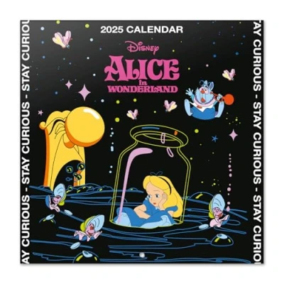 Abbildung von Grupo Erik Kalender 2025 Wandkalender Disney Alice im Wunderland Familienplaner 30 x cm Jahreskalender 12 Monate Offizieller Fanartikel